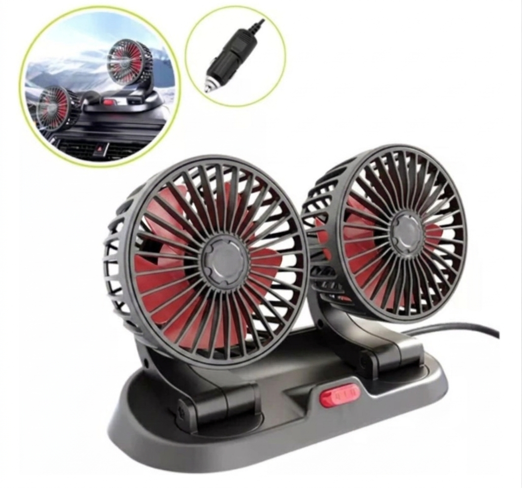 Ventilador para carro de duplo dique
