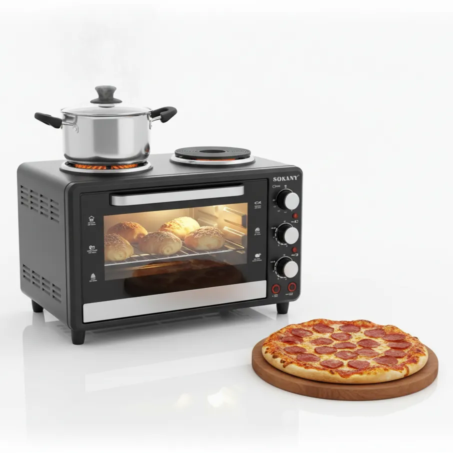 Forno Elétrico SOKANY SK-437, 35 L, com 2 placas