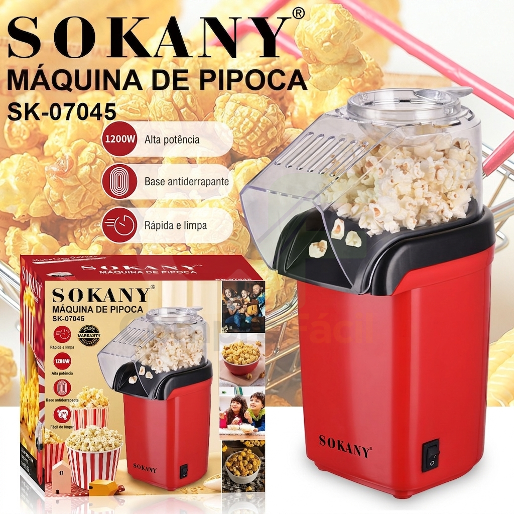 Máquina de Pipocas SOKANY SK-07045